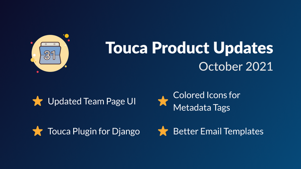Product Updates - October 2021